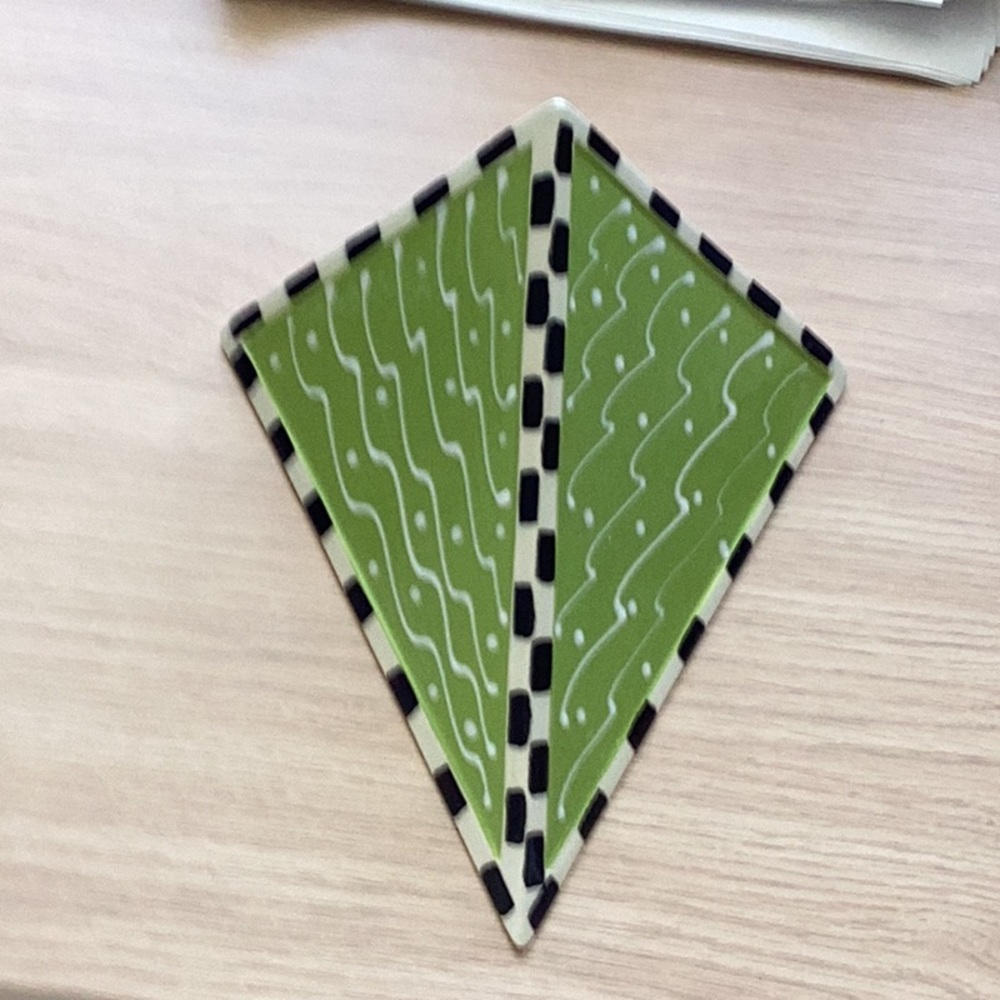 Triangular shaped wall hanging / vase